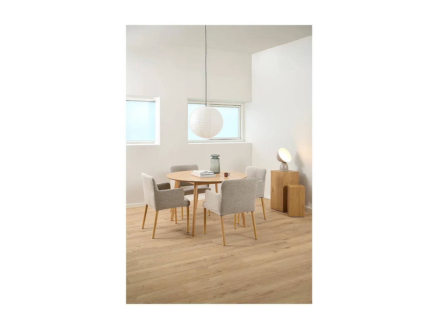 Roxby Esstisch 120x120cm Natur.