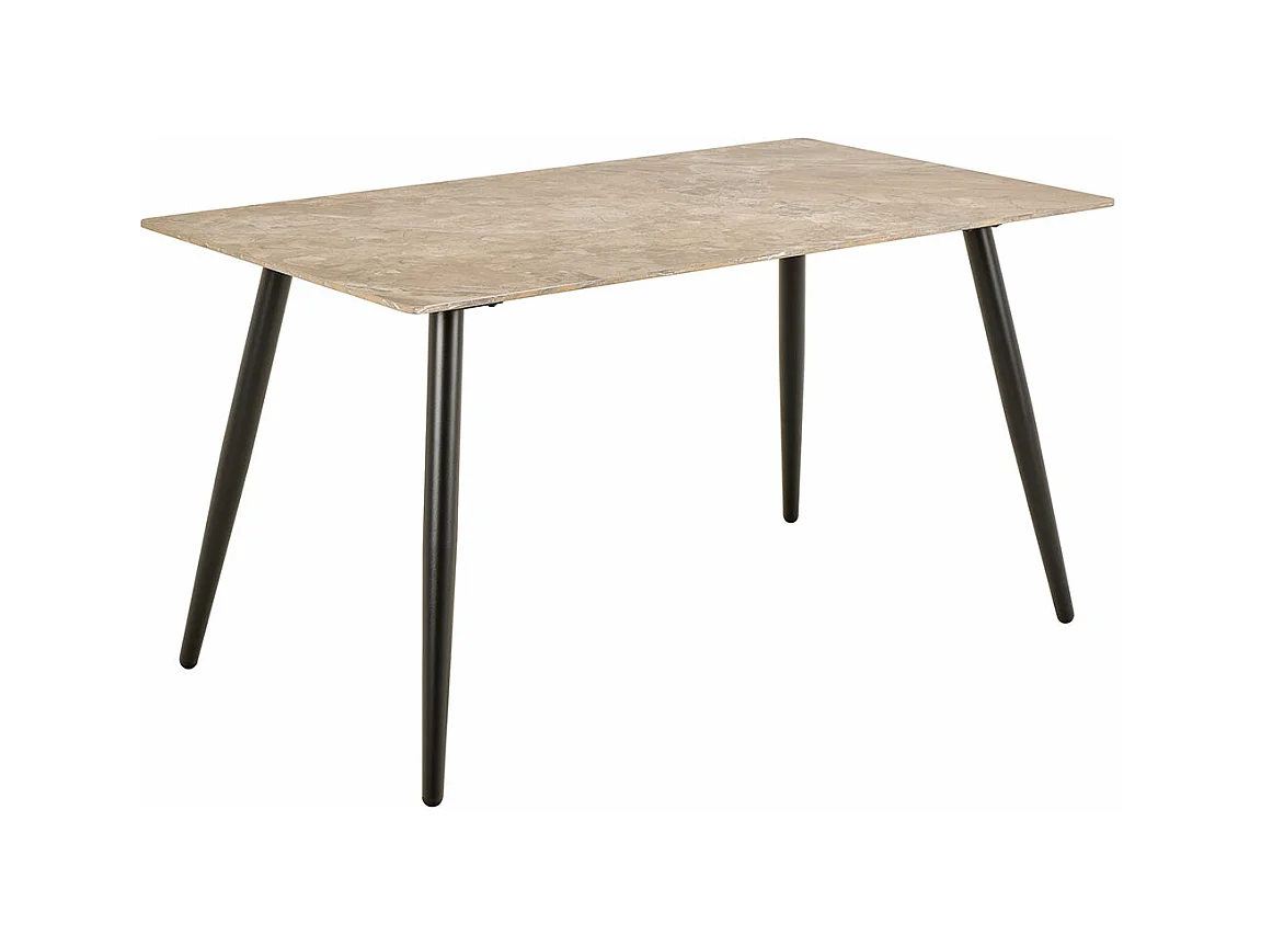 Wicklow table de salle à manger 80x140cm marron.