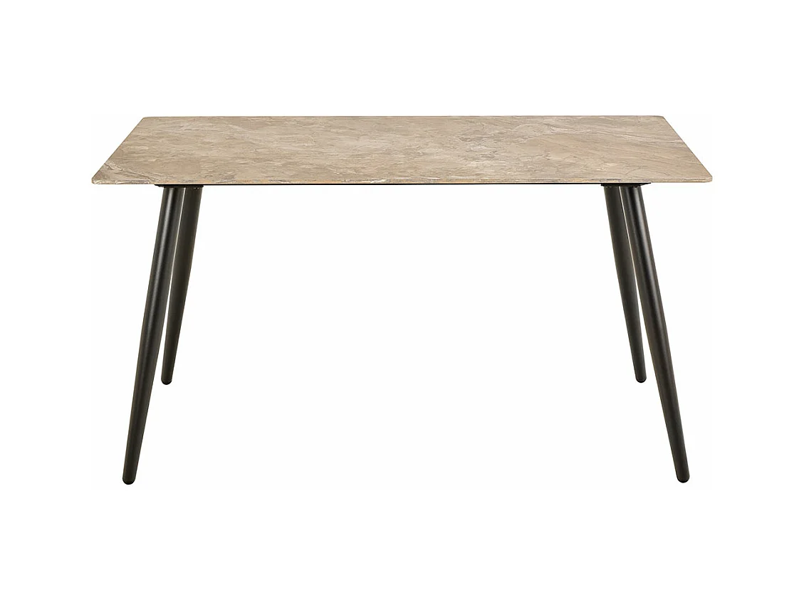 Wicklow table de salle à manger 80x140cm marron.