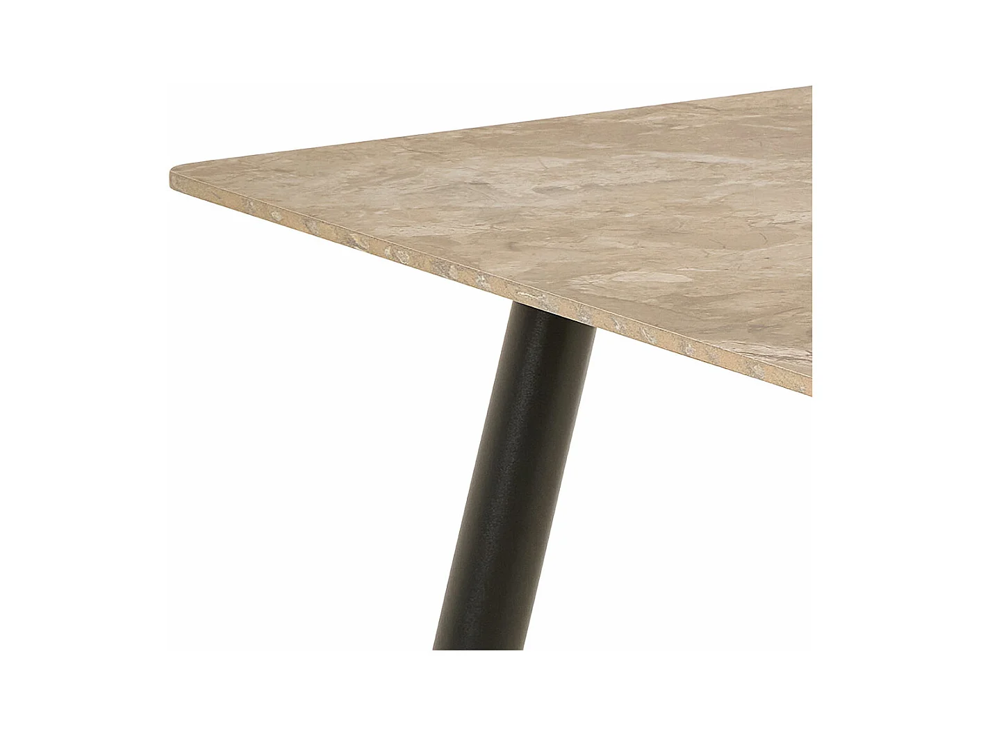 Wicklow table de salle à manger 80x140cm marron.