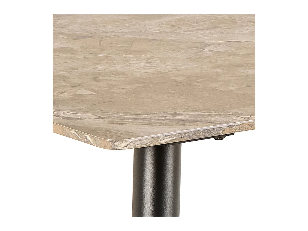 Wicklow table de salle à manger 80x140cm marron.