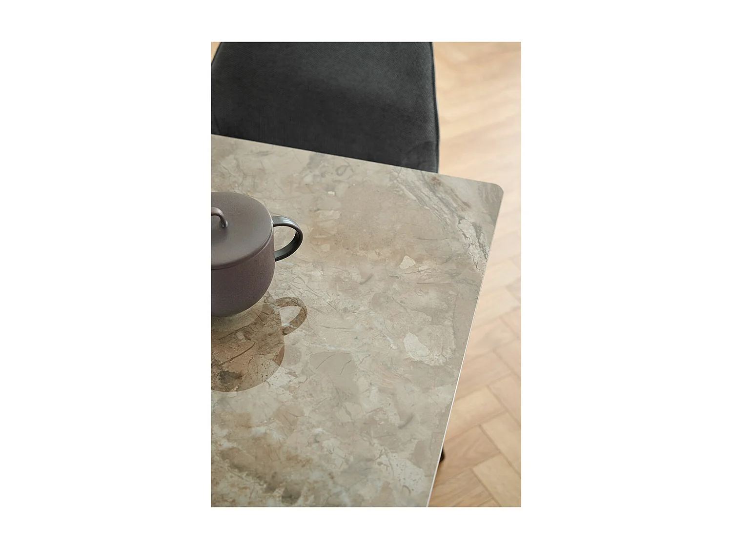 Wicklow table de salle à manger 80x140cm marron.