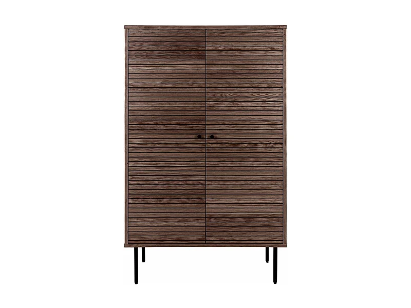 Kyoto vitrine 2 portes placage chêne.