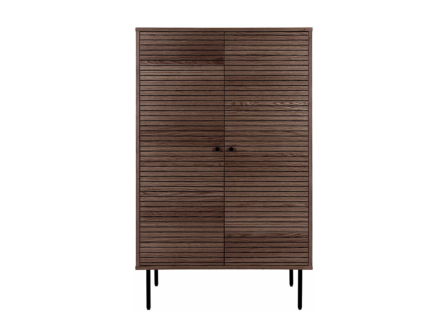 Kyoto vitrine 2 portes placage chêne.