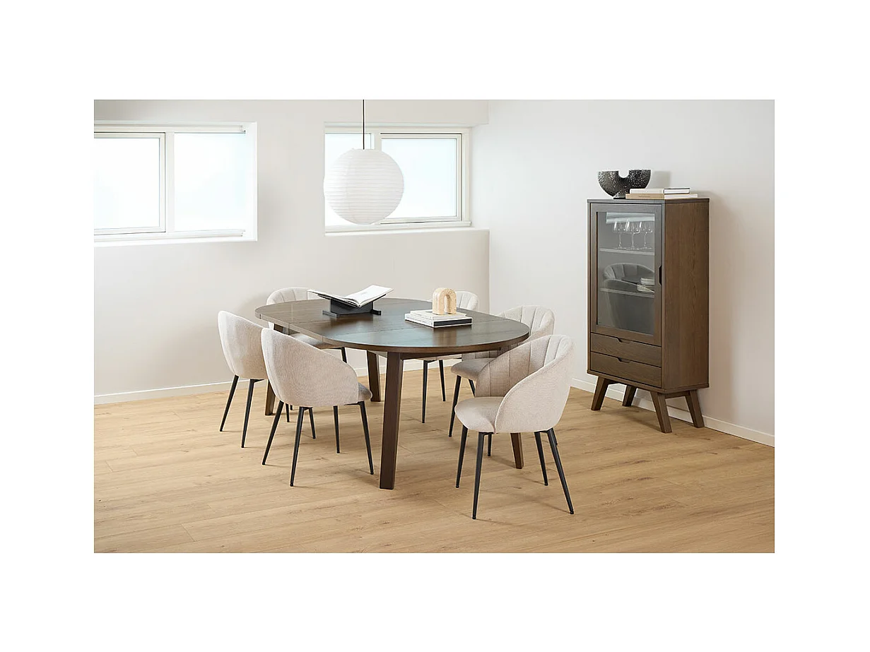 A-Line citrine 1 porte 2 tiroirs 2 étagères gris.