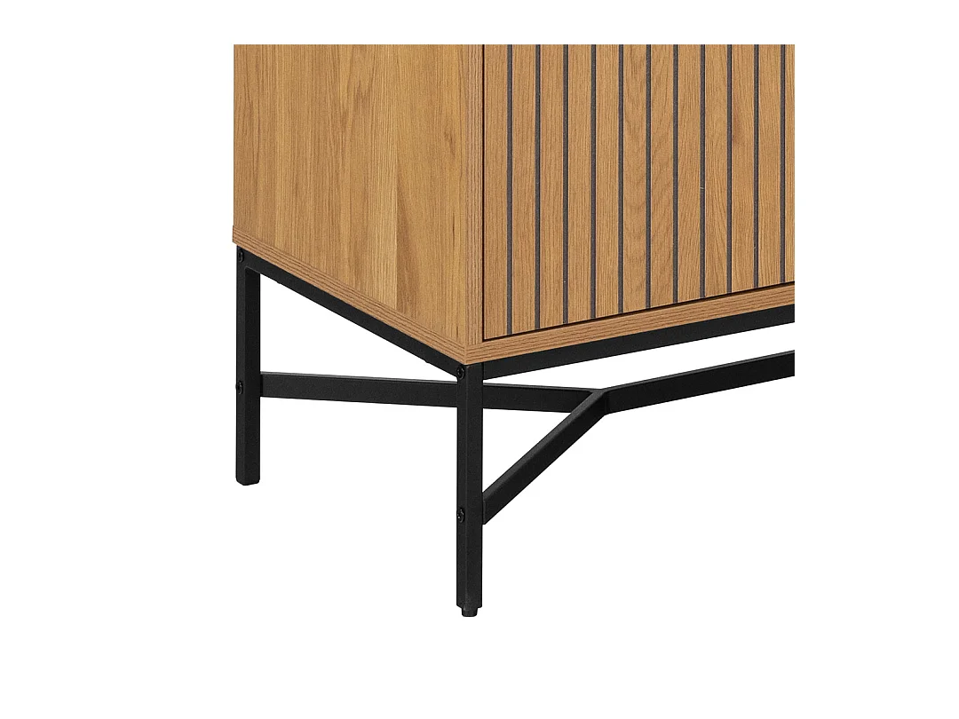 Jaipur citrine 4 portes 6 étagères nature.