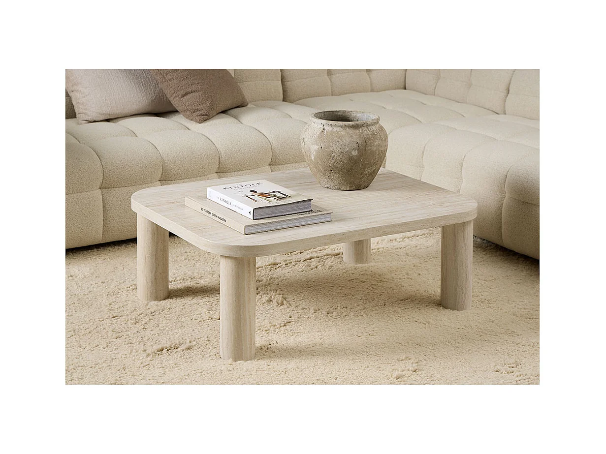 Solano table basse beige.