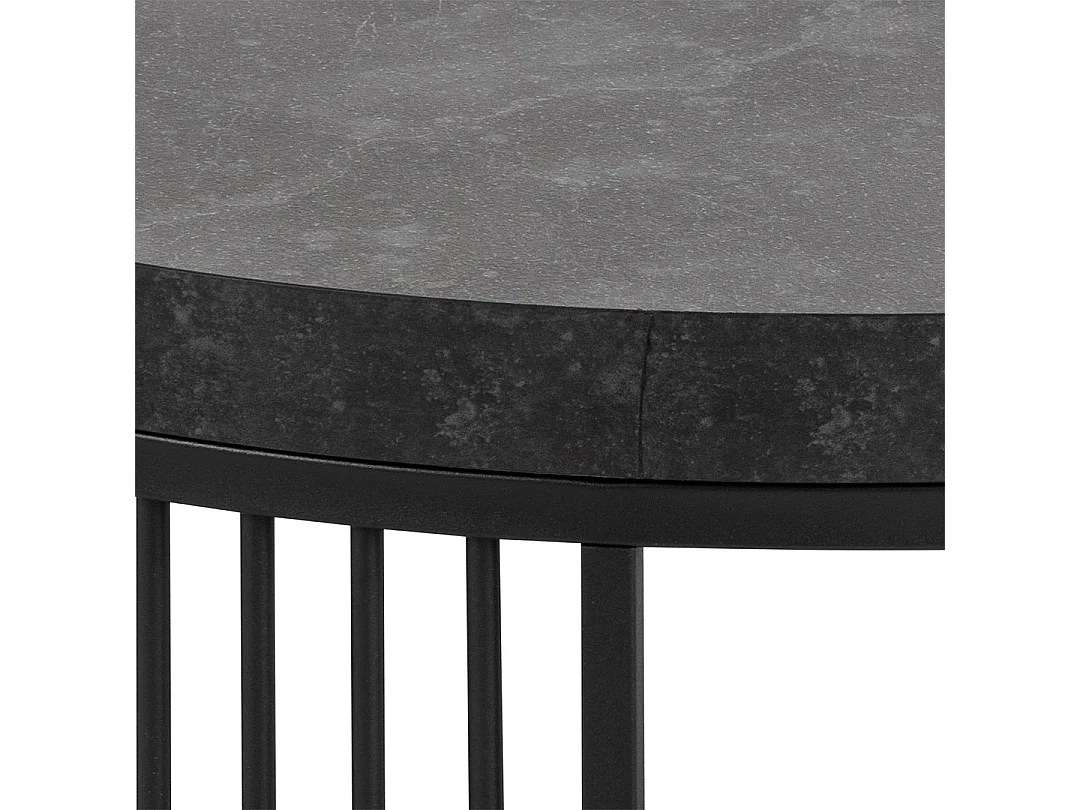 Mesa de centro Strington negra.