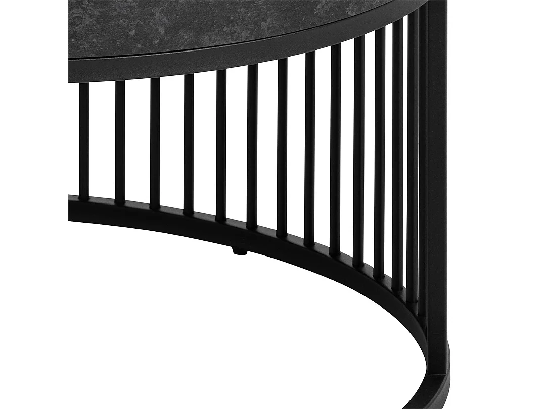 Mesa de centro Strington negra.