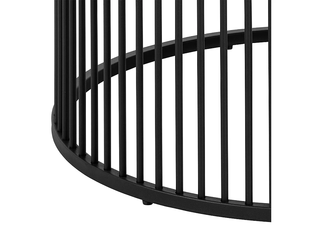 Mesa de centro Strington negra.