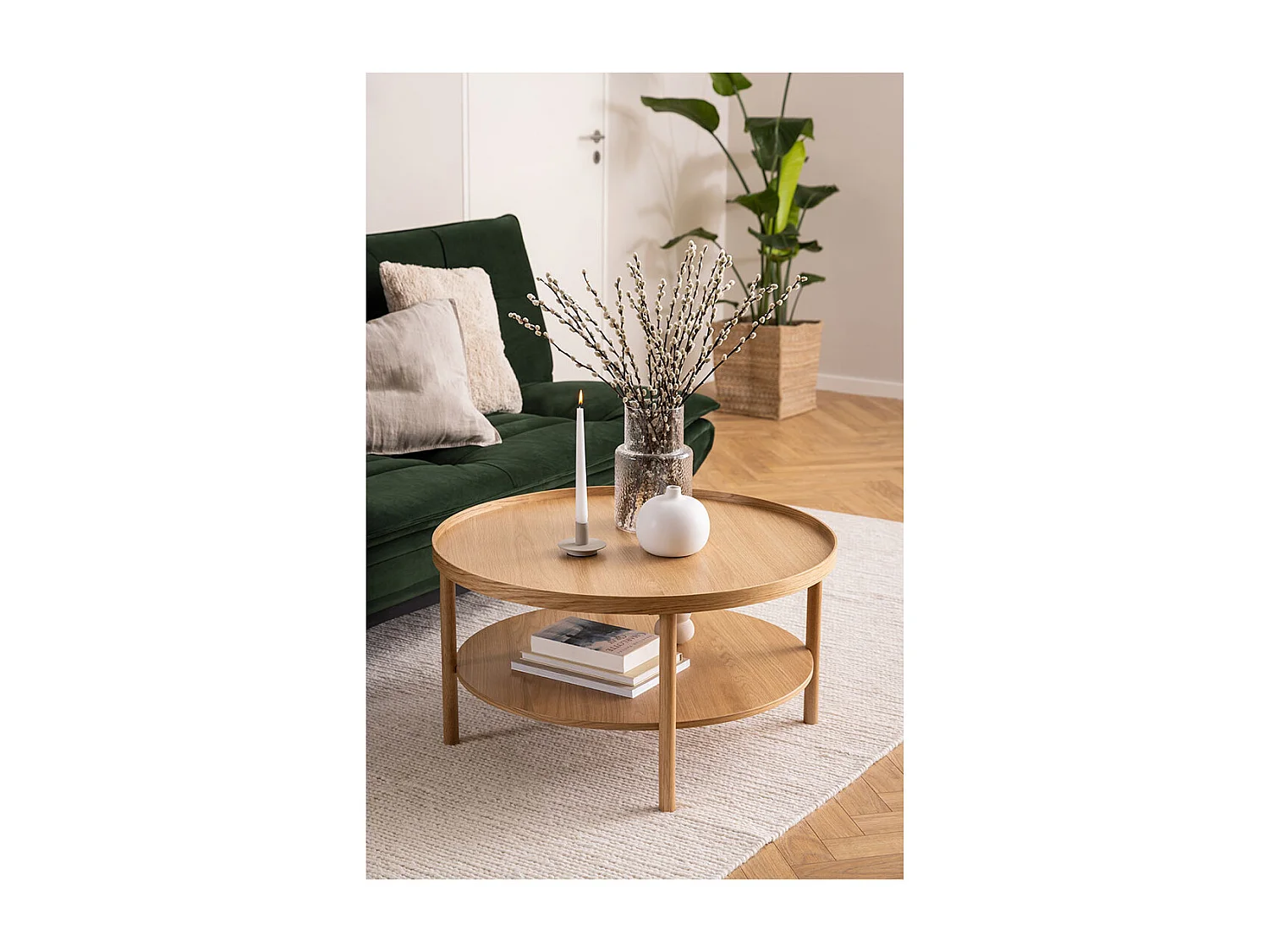 Banbury table basse 1 étagère nature.