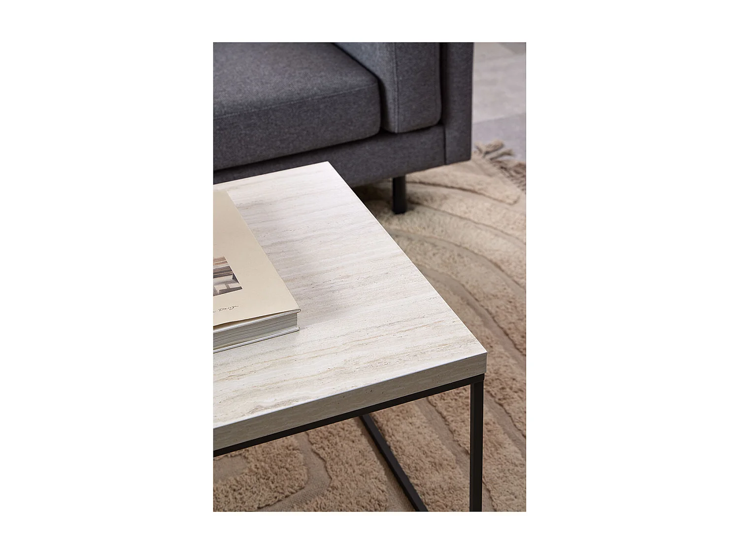 Barossa table basse beige.