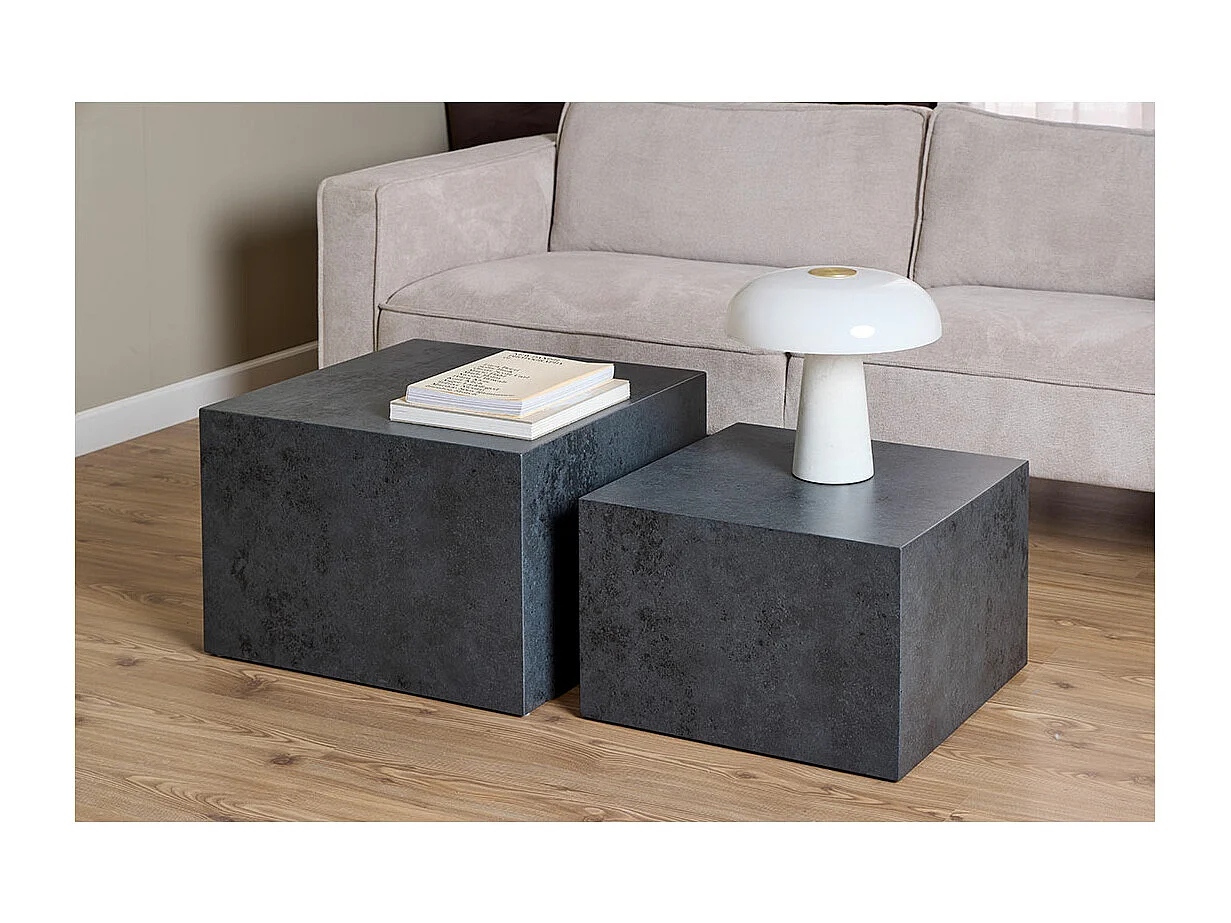 Dice table basse noir.