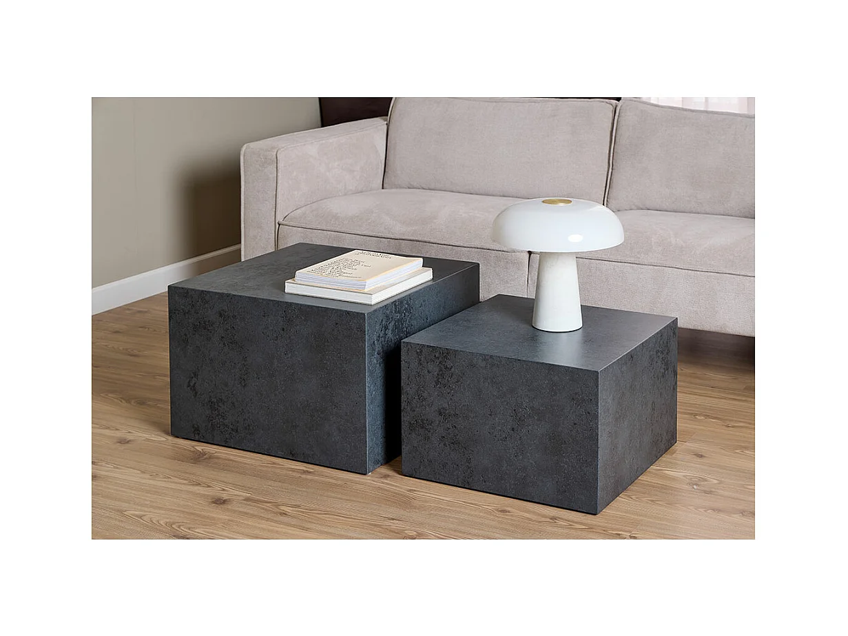 Dice table basse noir.