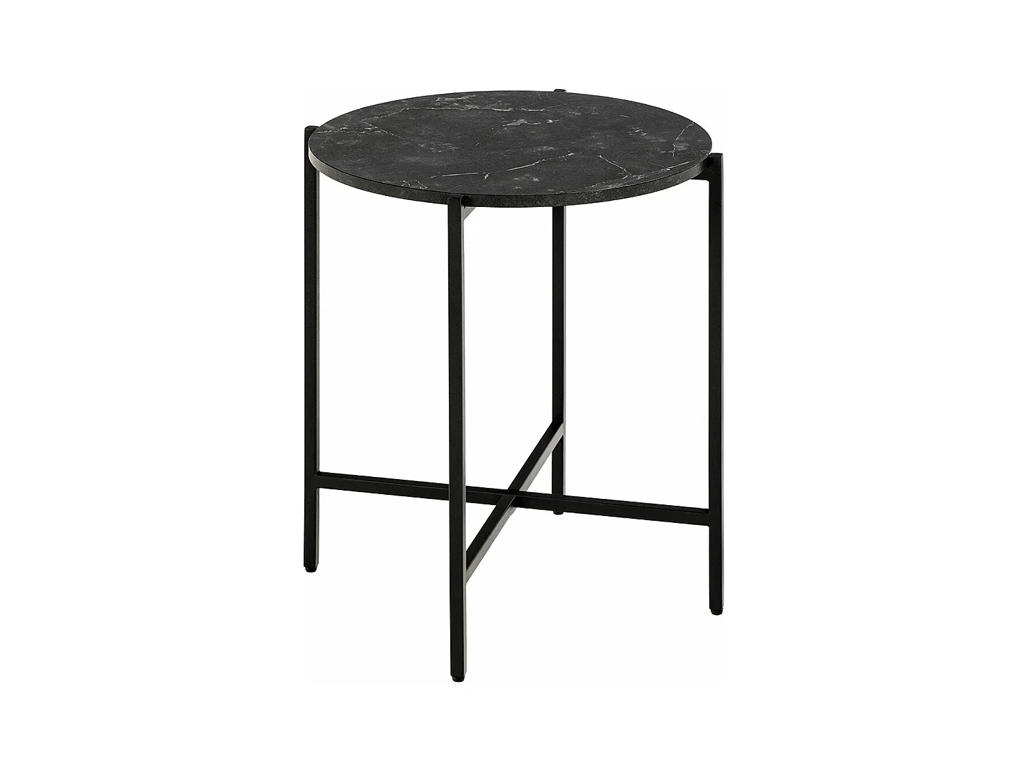 Lamoine  table d'angle noire.