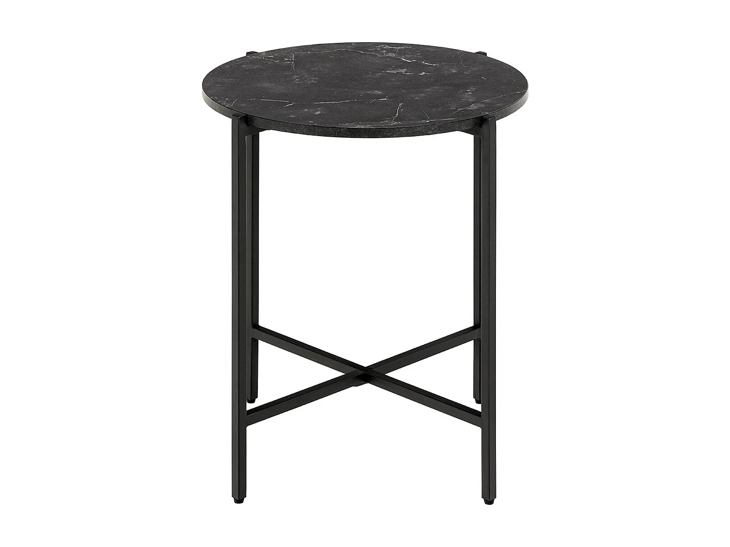 Lamoine  table d'angle noire.