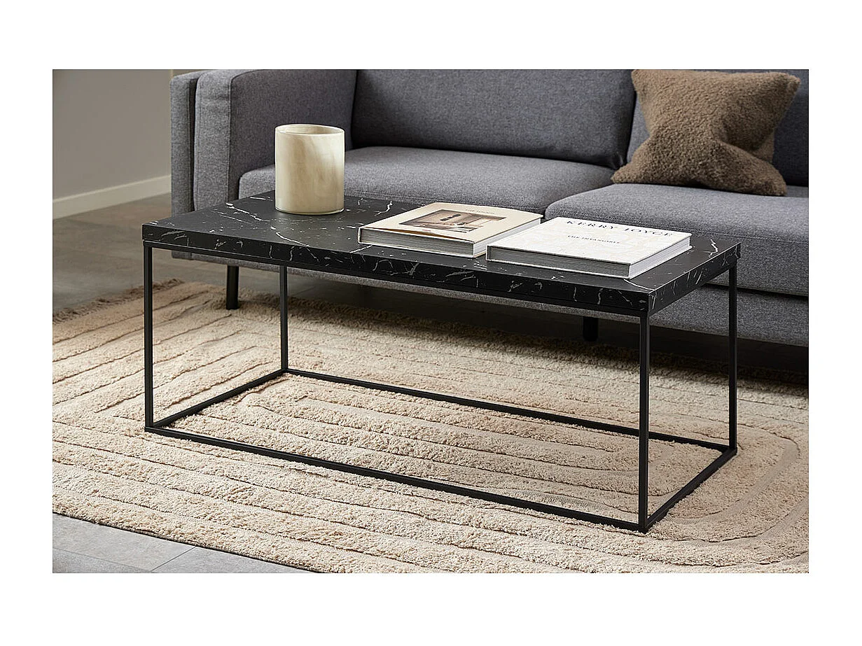 Isabellan salontafel zwart.