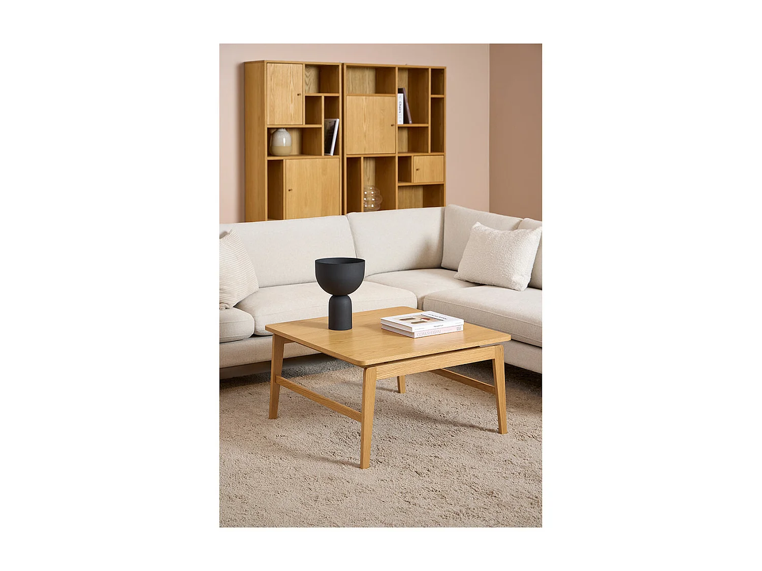 Emma salontafel natuur.