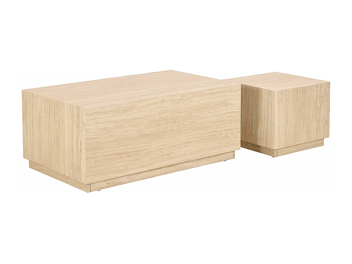 Dice Couchtisch Beige.