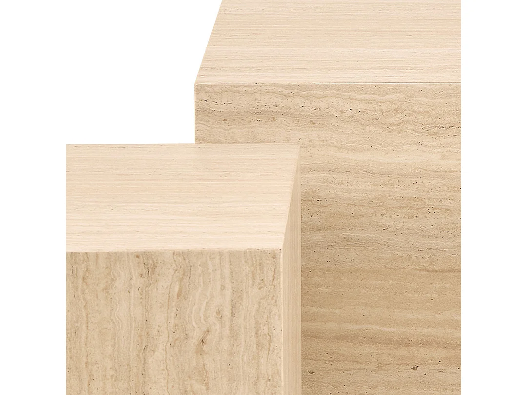 Dice Couchtisch Beige.