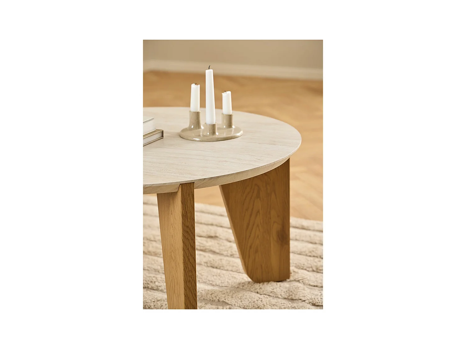 Dockland table basse beige.
