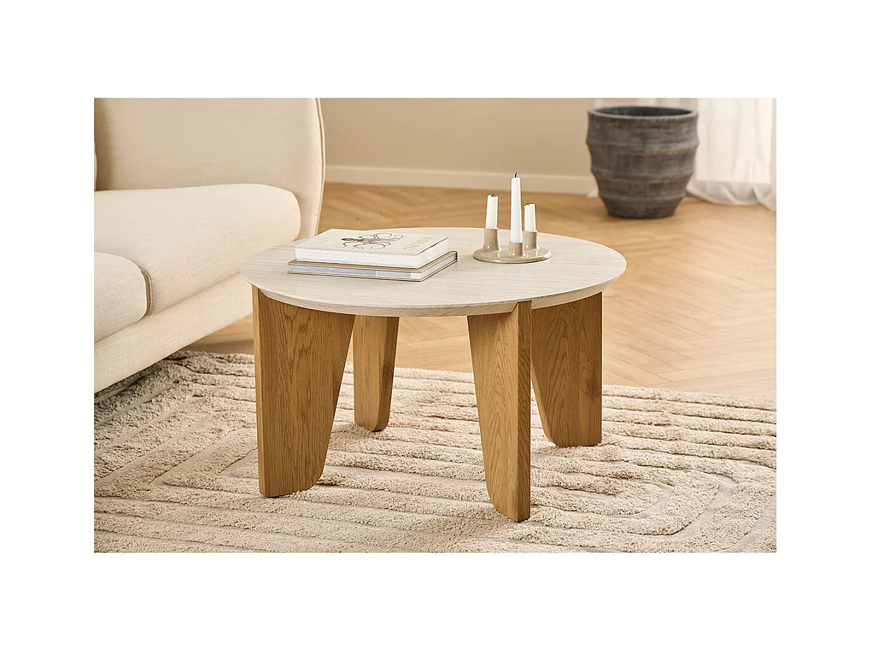 Dockland table basse beige.