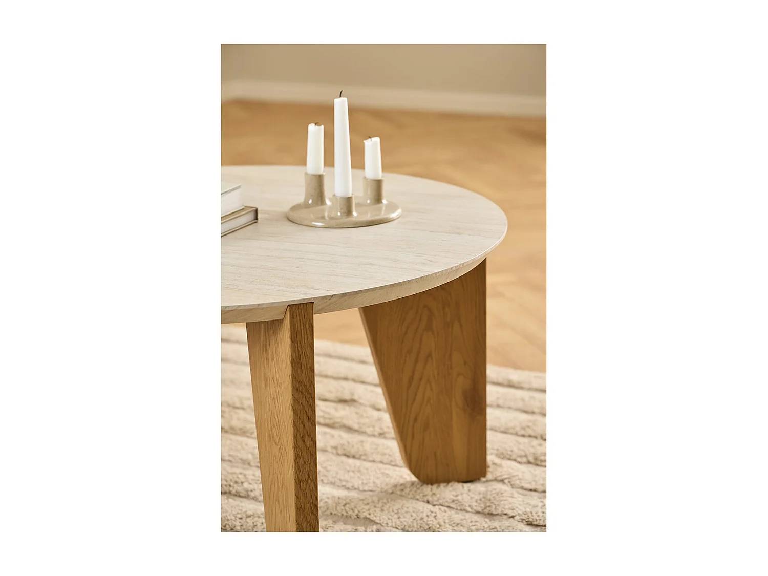 Mesa de centro Dockland beige.
