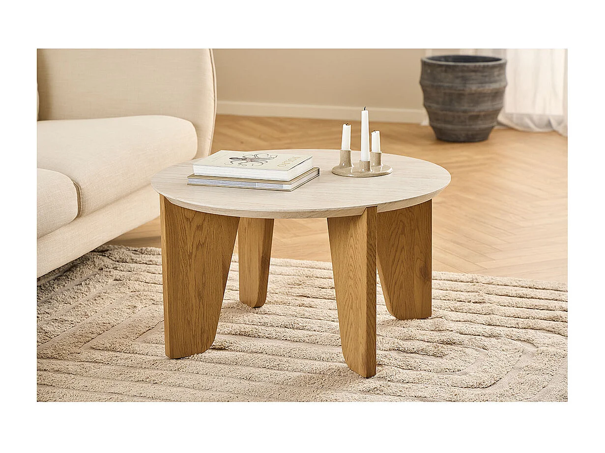 Mesa de centro Dockland beige.
