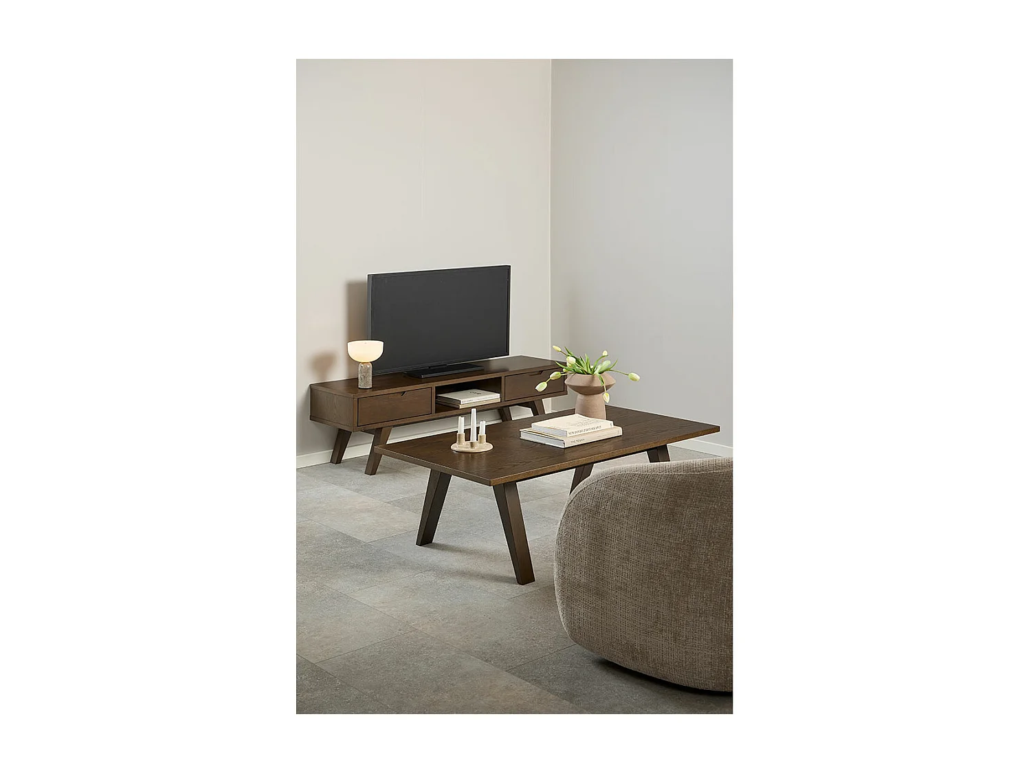 A-Line table basse gris.