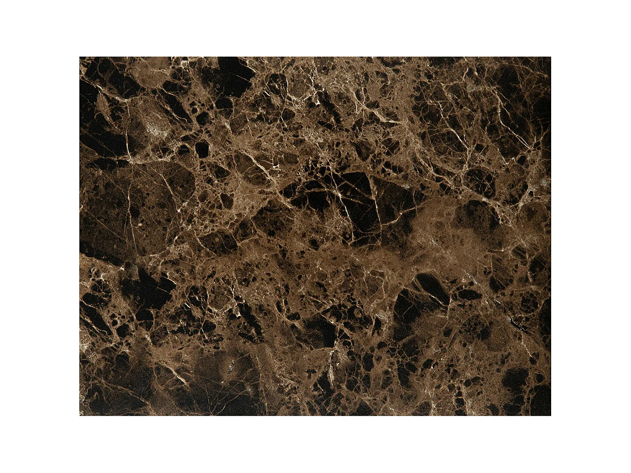 Dice table basse marron.