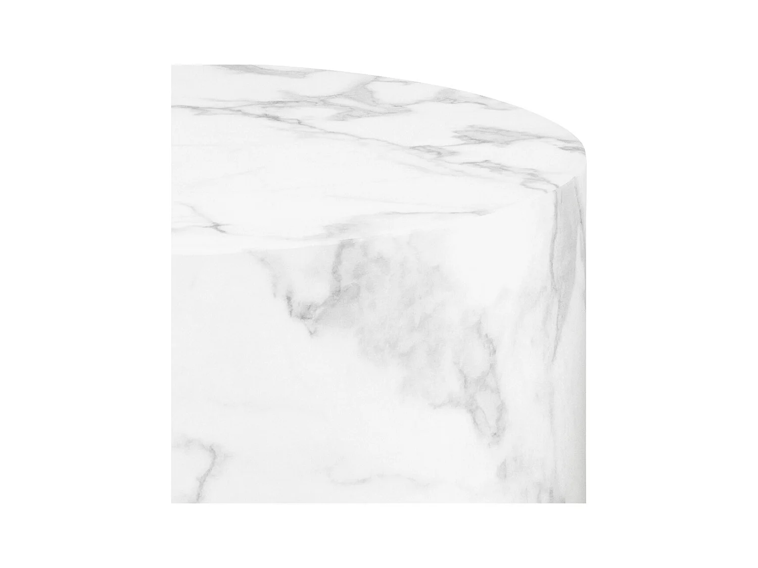 Dice table basse blanc.