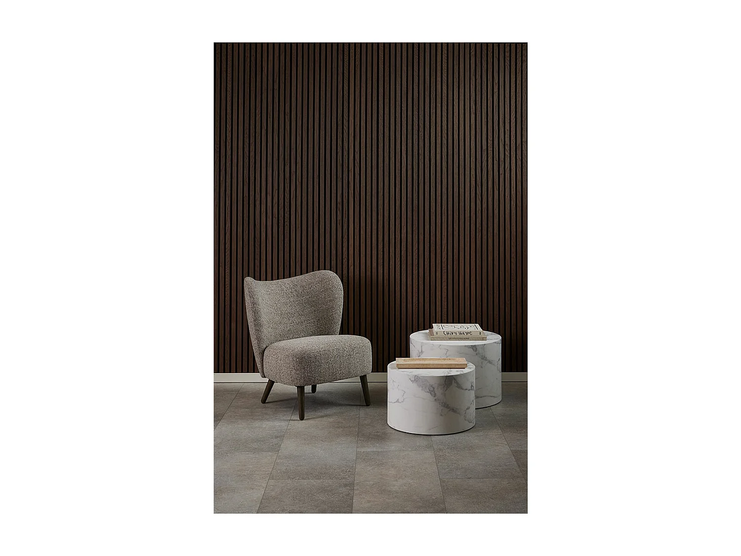 Dice table basse blanc.