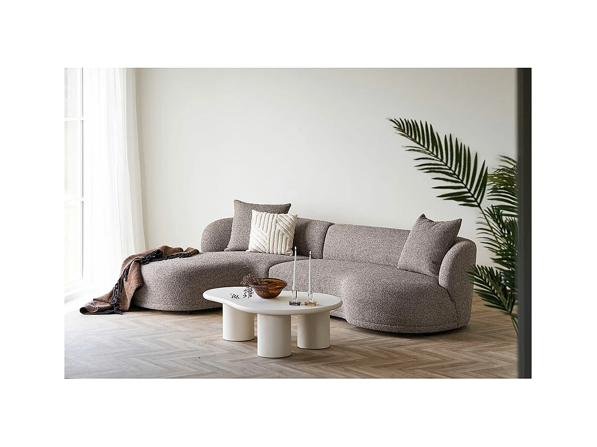 Palmera table basse décor ciment.