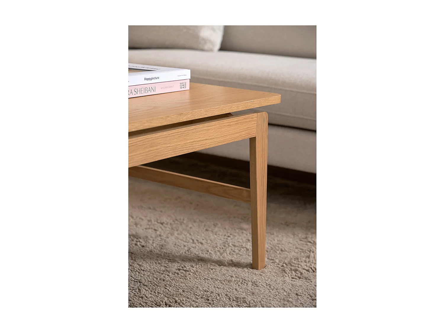 Emma salontafel natuur.