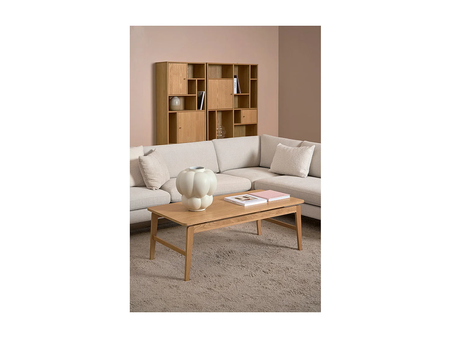 Emma salontafel natuur.