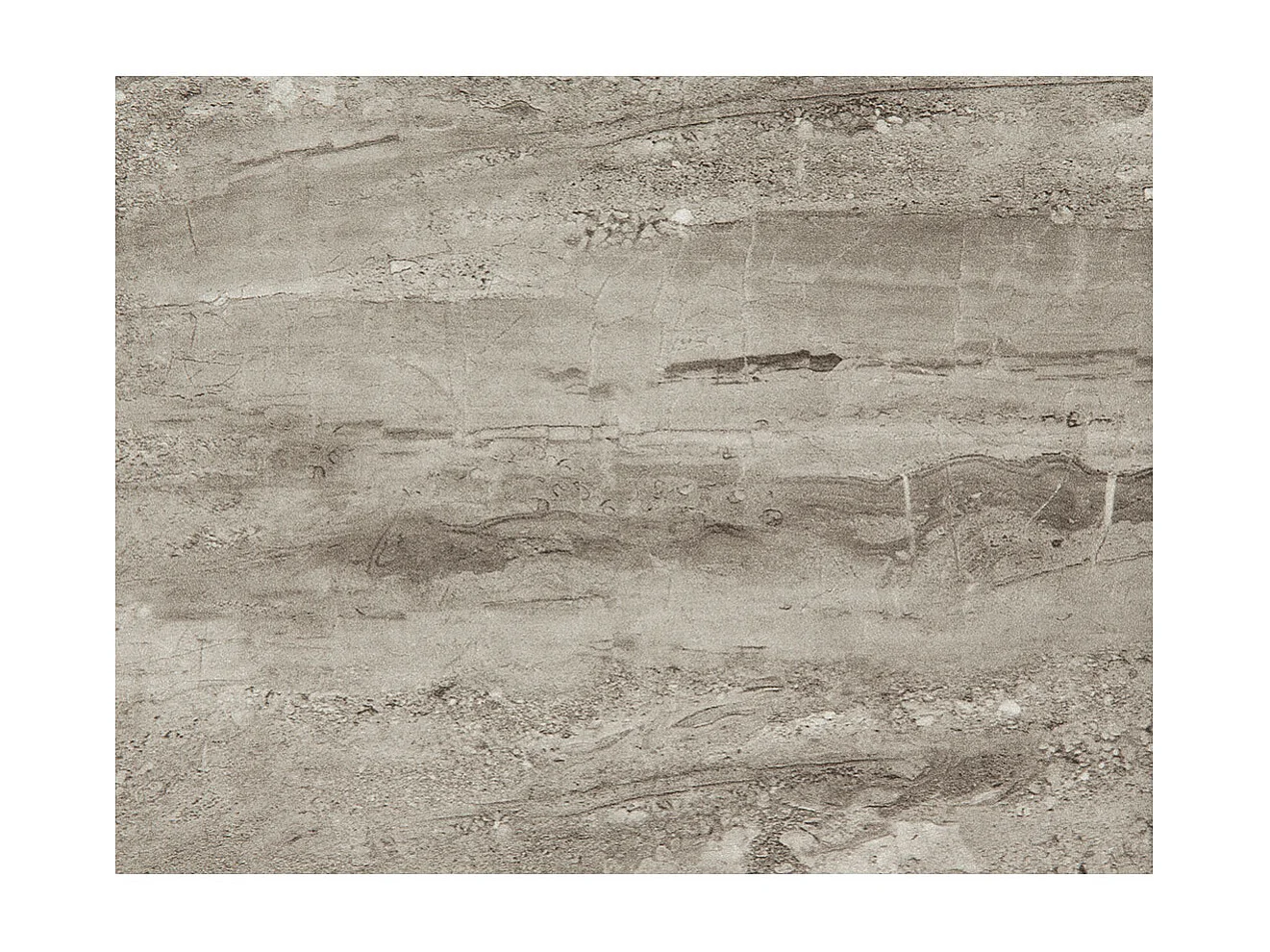 Dice  piédestal gris.