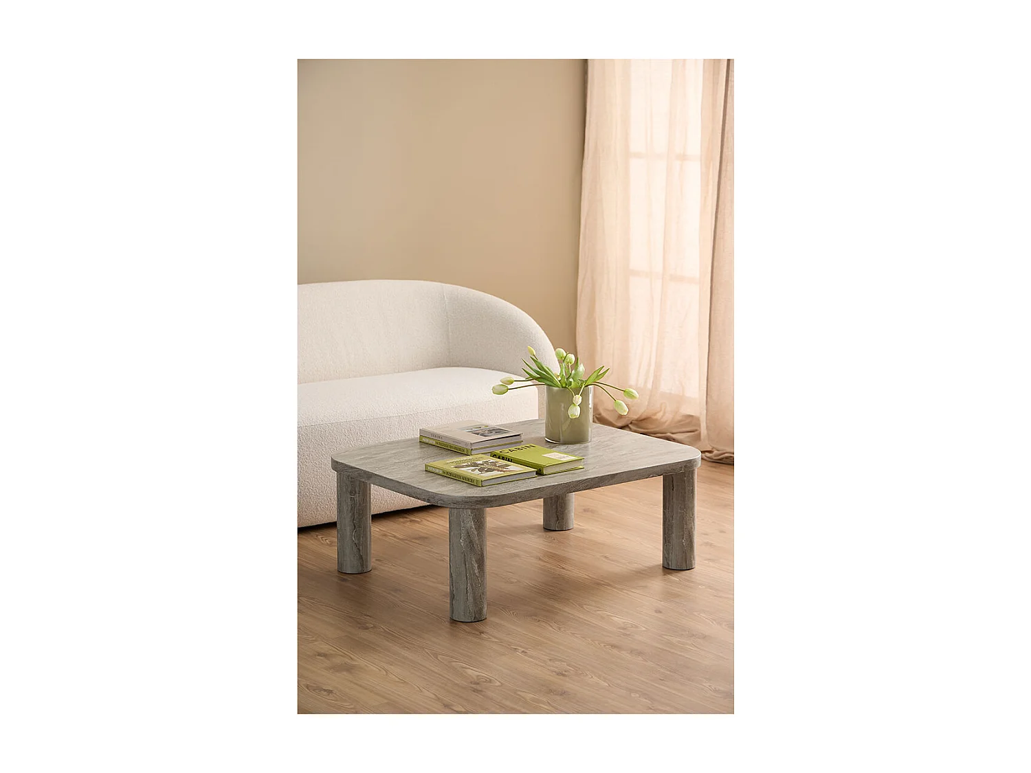 Solano table basse gris.