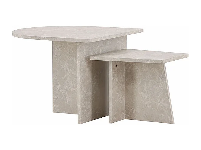 Sala table basse beige.