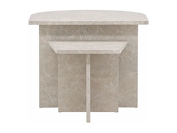 Sala table basse beige.