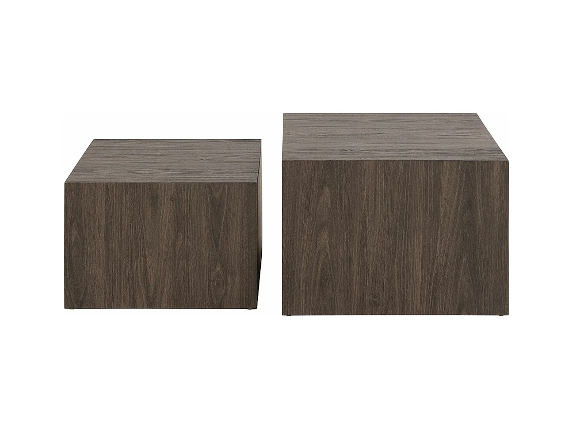 Dice table basse marron.