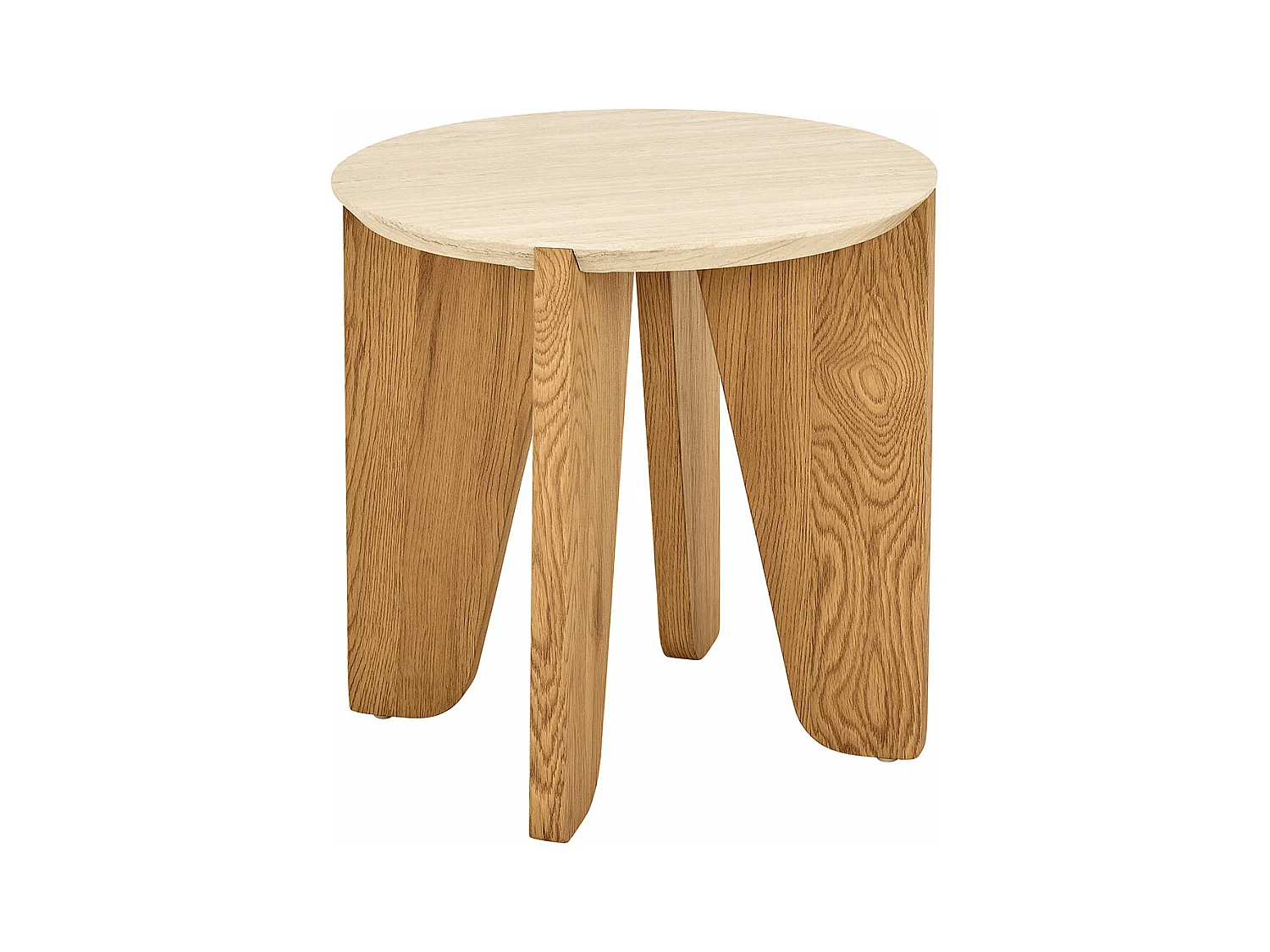 Dockland  table d'angle beige.