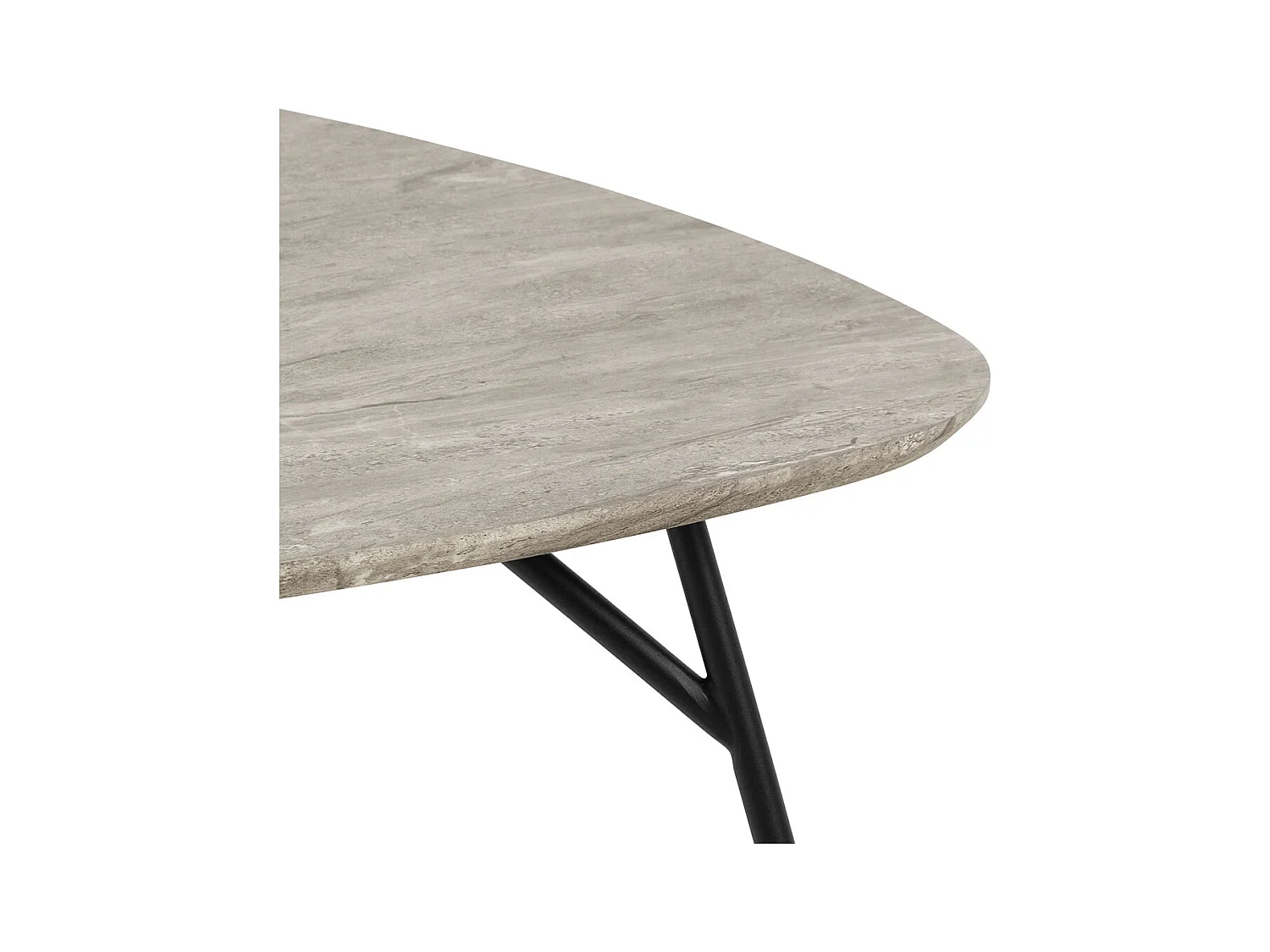 Caracas table basse gris.