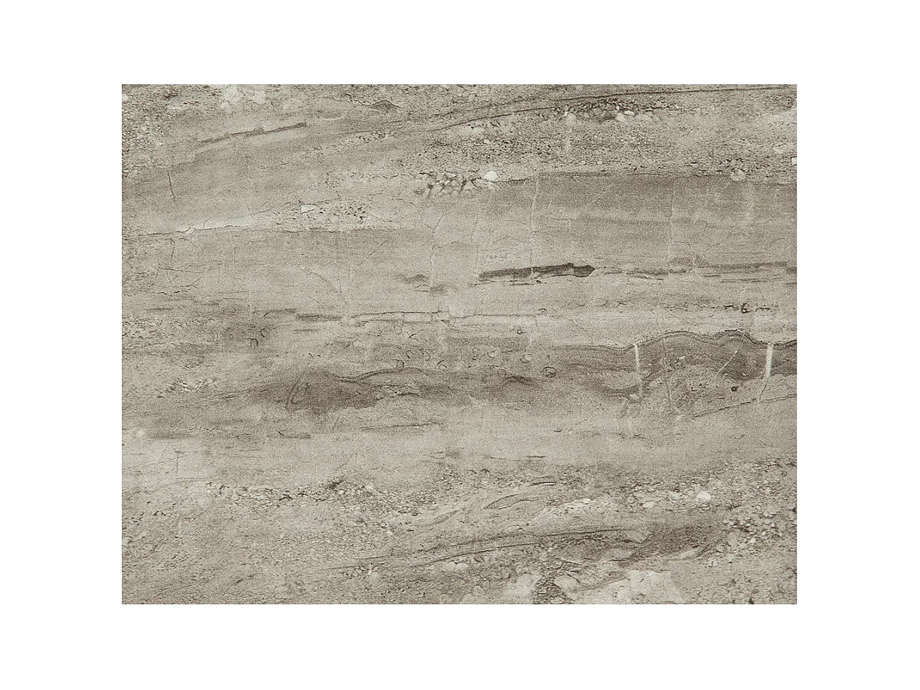 Dice table basse gris.