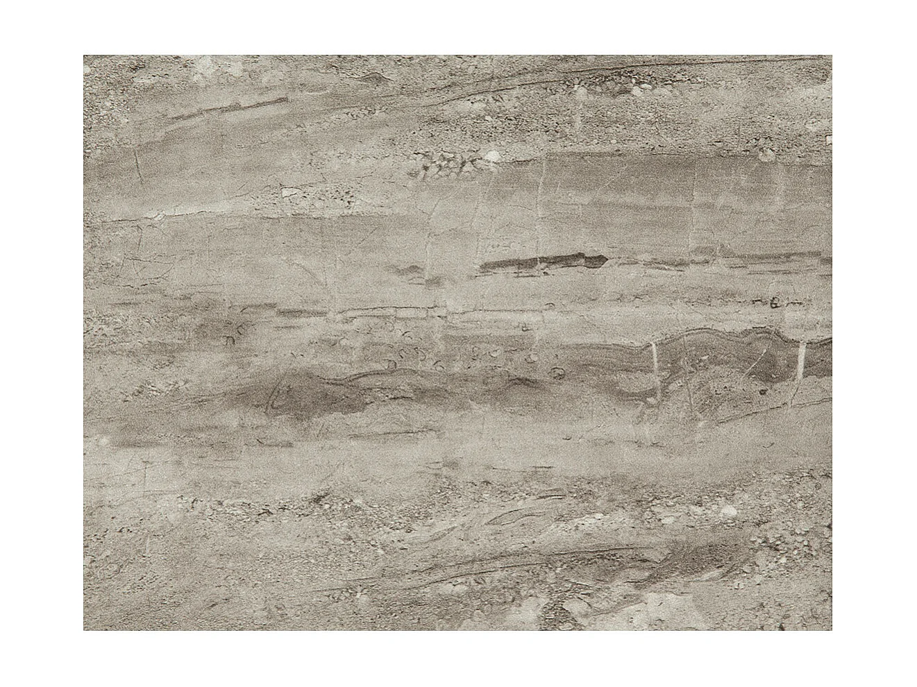 Dice table basse gris.