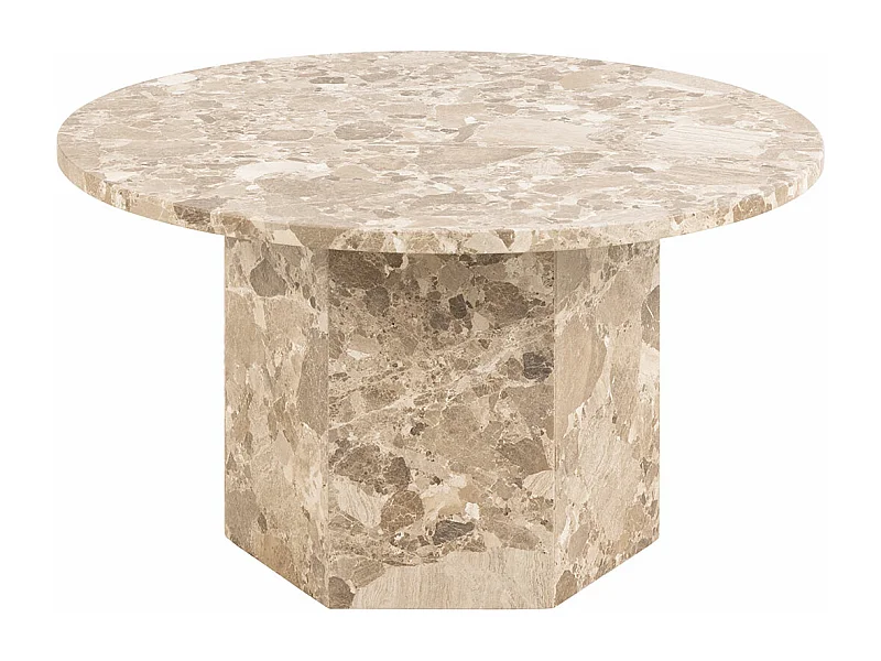 Naxos table basse marron.