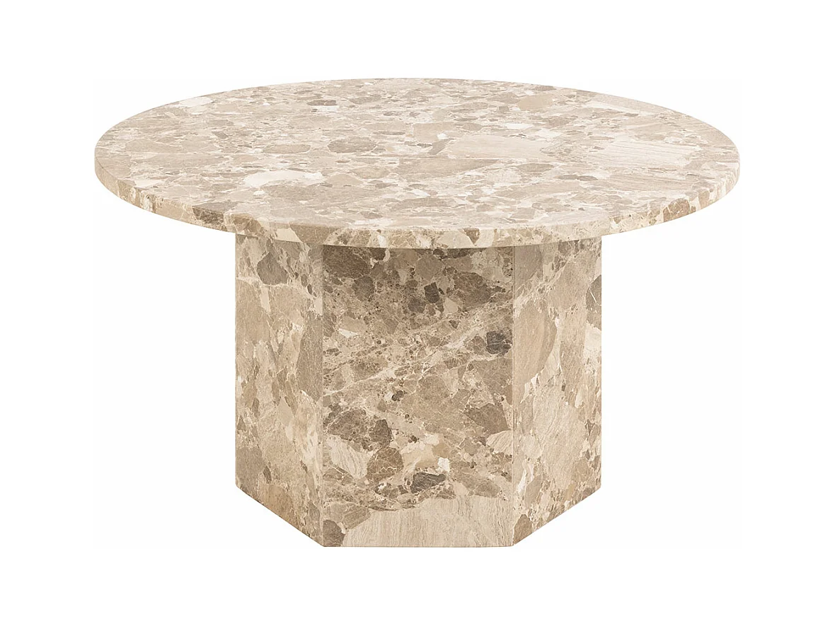 Naxos table basse marron.