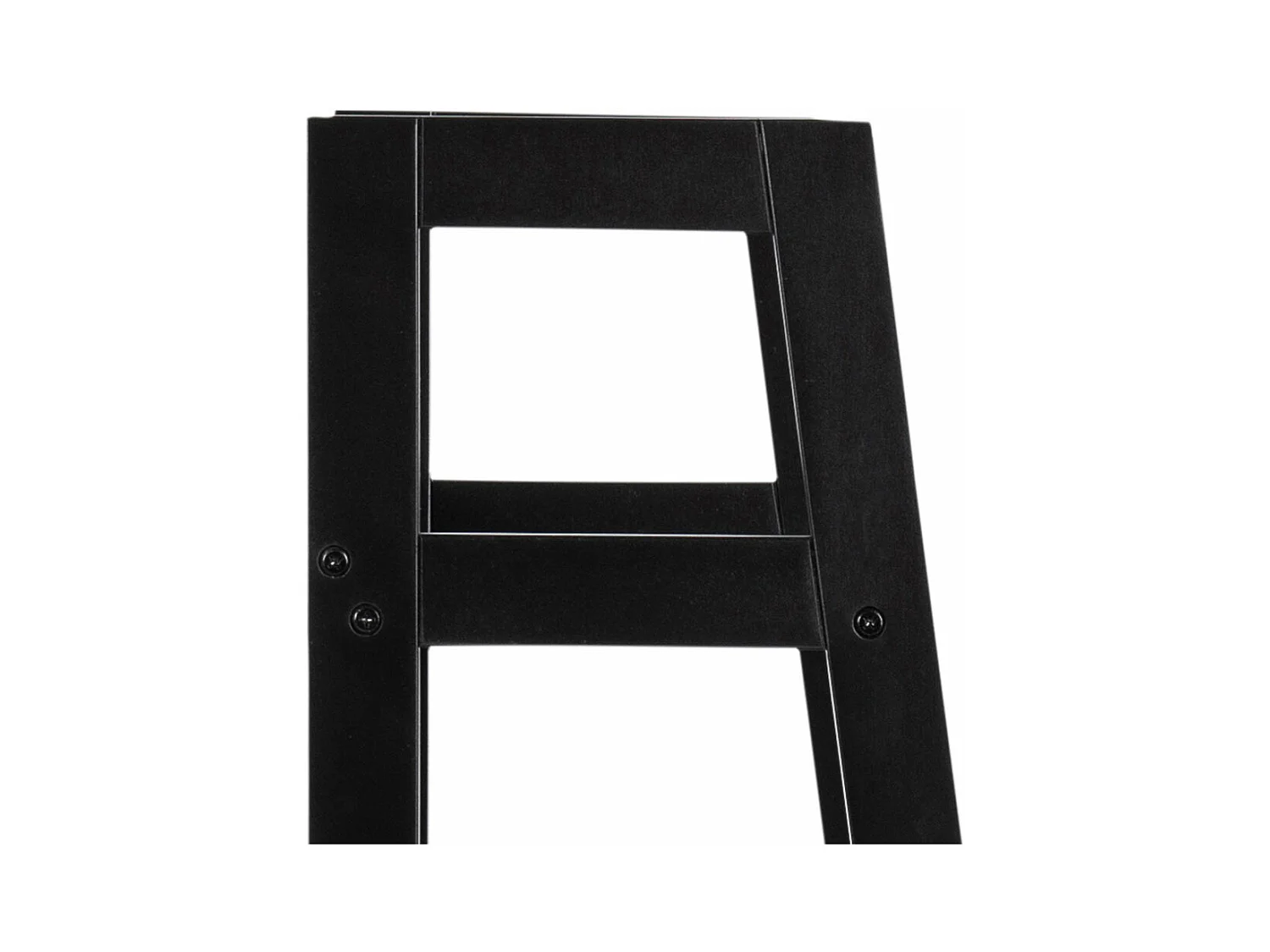 Wally bibliothèque 4 étagères noires.