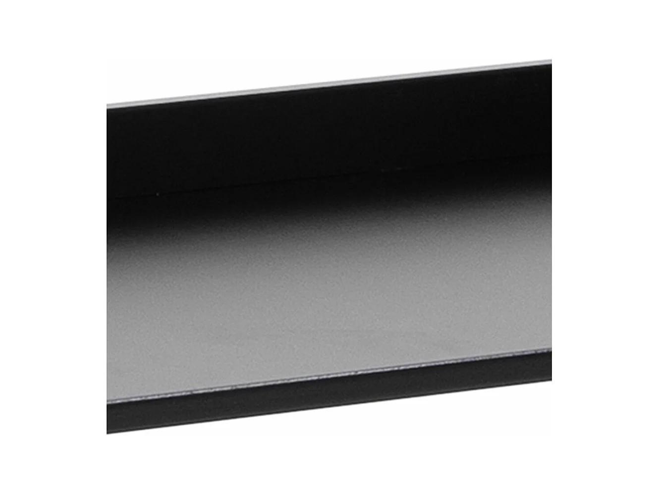 Wally bibliothèque 4 étagères noires.