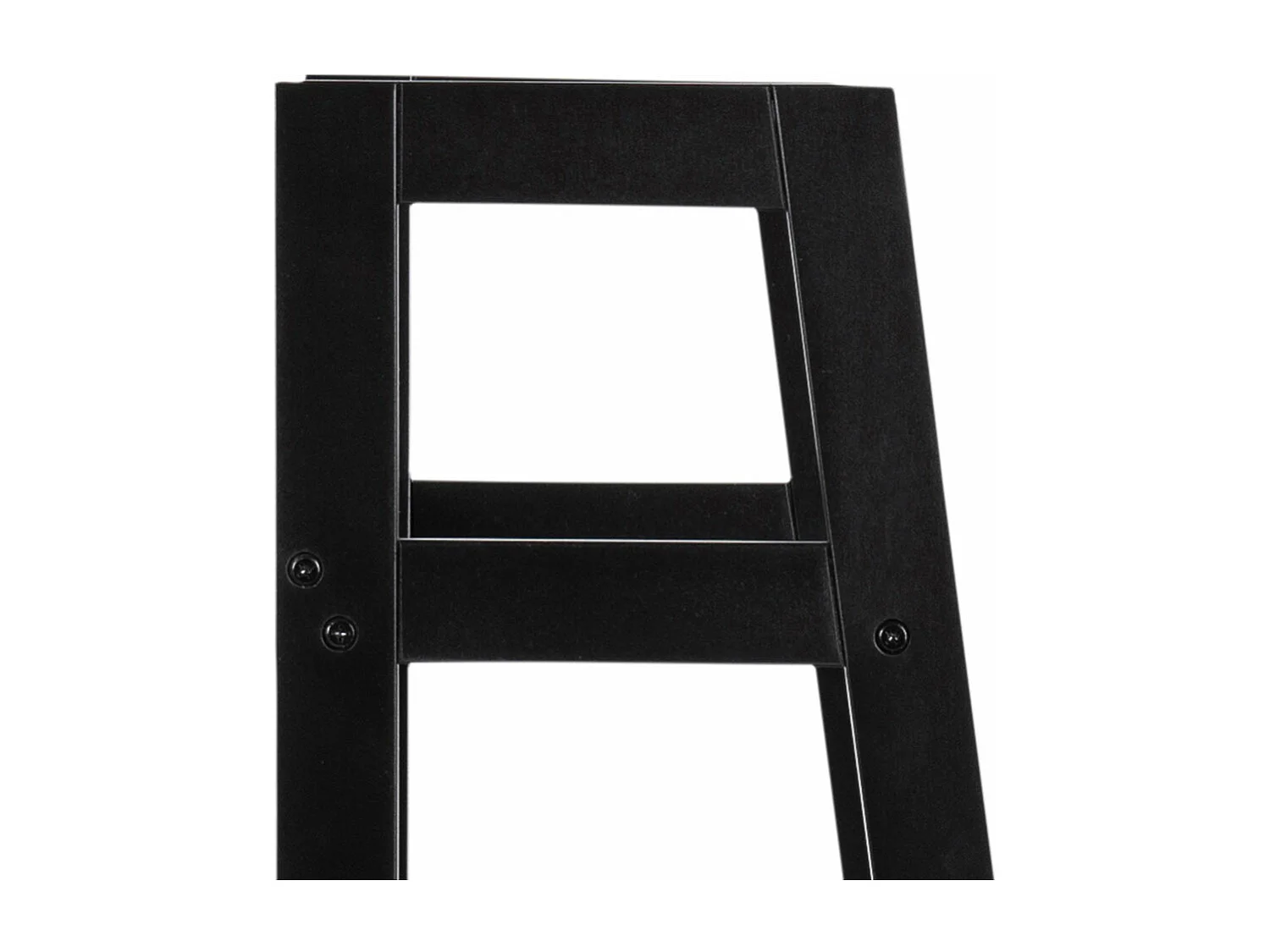 Wally bibliothèque 4 étagères noires.