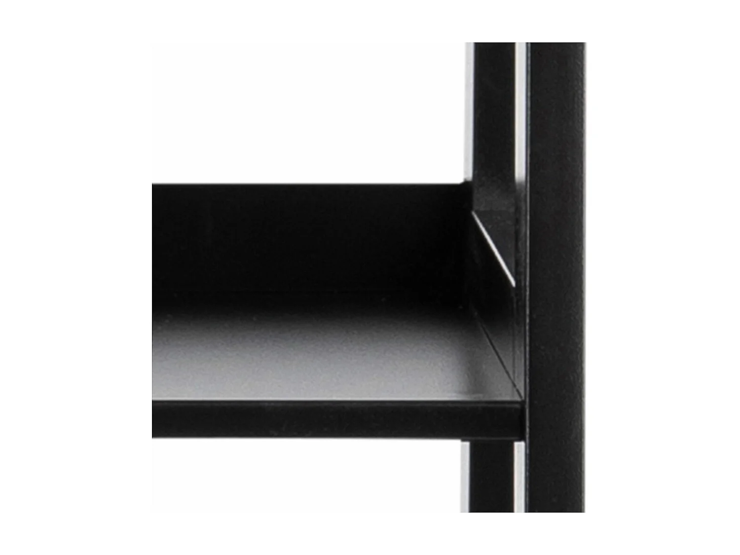 Wally bibliothèque 4 étagères noires.